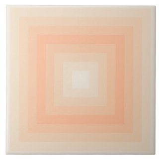 Pristine Fuzzy Peach Squares Keramik Tile Fliese