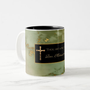 Pritholische Priesterbrustkreuz Marmorklausel Zita Zweifarbige Tasse