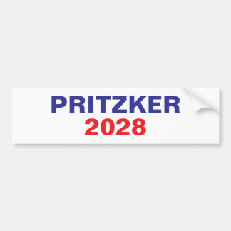 Pritzker für Präsident 2028 Autoaufkleber