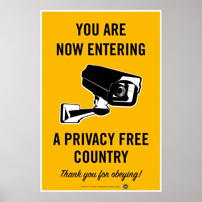 Privacy Free Country Poster (Vorne)