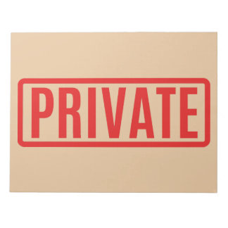 privat notizblock