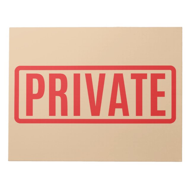 privat notizblock (Vorderseite)