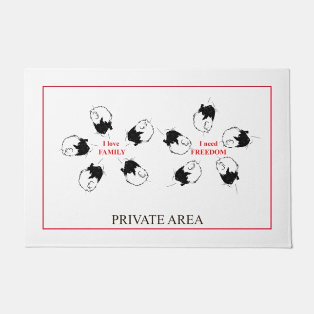 Privatbereich Fußmatte (Vorderseite)