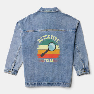 Privatdetektiv Detektiv Geheimspion Retro Detektiv Jeansjacke