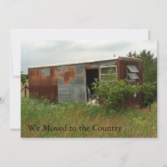 Private Adresskarte ändern: Nach Land überführt Ankündigung (Vorderseite)