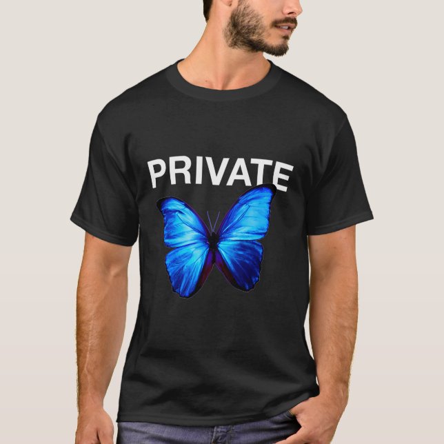 Private Blue Butterfly Club Europa Utopia T-Shirt (Vorderseite)