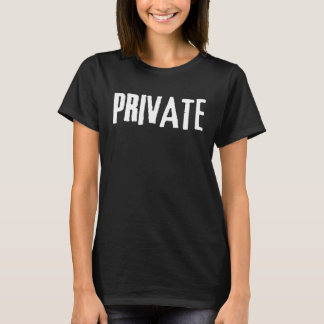 PRIVATE BOLD DRUCK T-Shirt