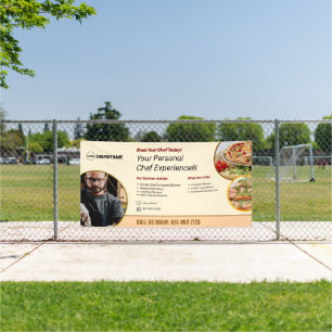 Private Chef-Dienstleistungen Benutzerdefiniertes Banner