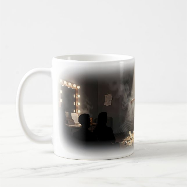 Private Dancer Spotlight Noir Bühnenkunst-Tasse Kaffeetasse (Links)