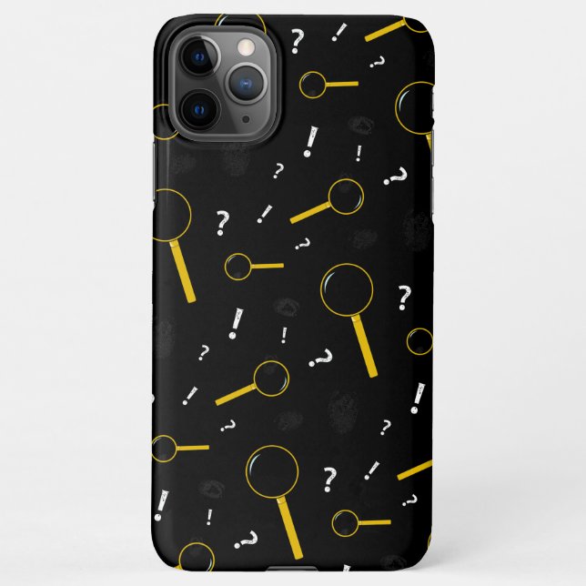 Private Ermittlerin Black iPhone Hülle (Rückseite)