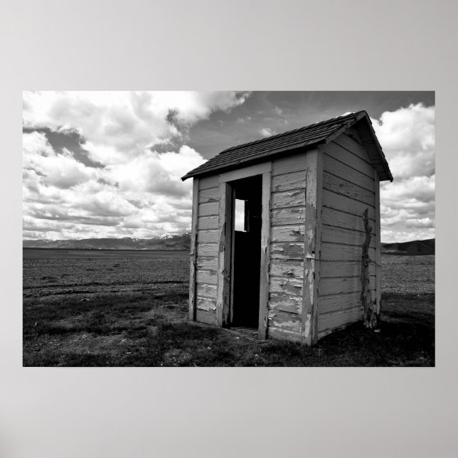 Private Idaho Outhouse Poster (Vorne)