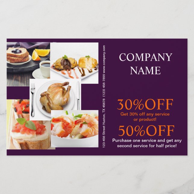 Private Koch Catering Flyer (Vorne)