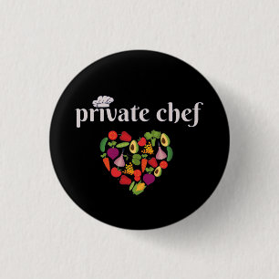 Private Koch Food Lover Valentinstag Button