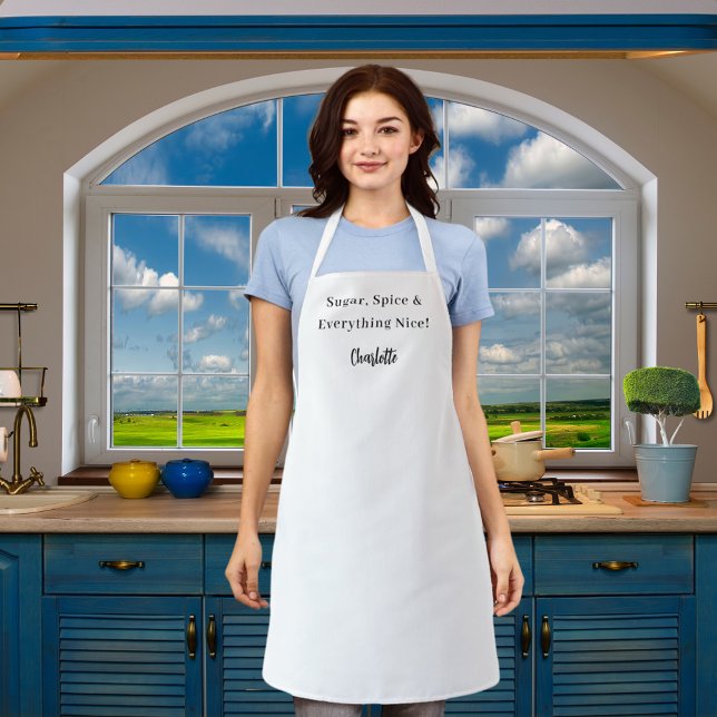 Private Koch White Slogan Schürze (Von Creator hochgeladen)