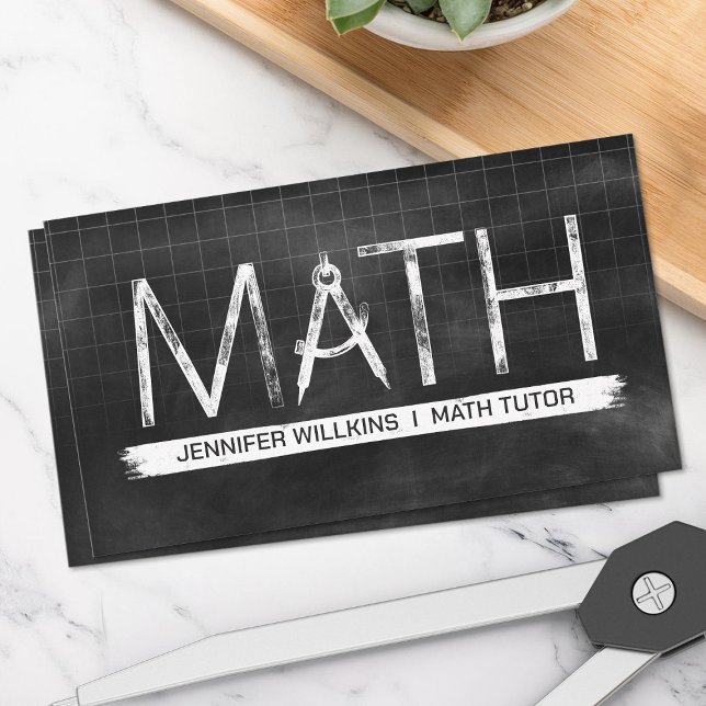 Private Mathematik Tutor - Mathematiklehrer Visitenkarte (Von Creator hochgeladen)