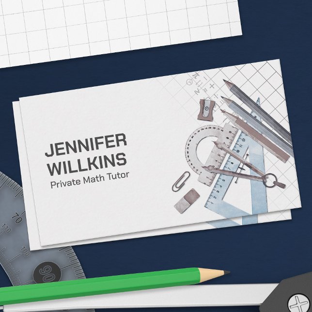 Private Mathematik Tutor - Mathematiklehrer Visitenkarte (Von Creator hochgeladen)