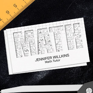Private Mathematik Tutor - Mathematiklehrer Visitenkarte