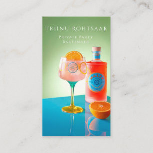 Private Party Barkeeper Cocktails Visitenkarte