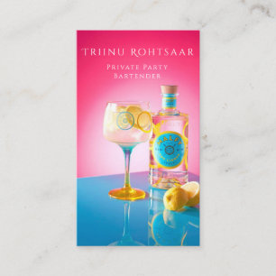 Private Party Barkeeper Coctails Visitenkarte