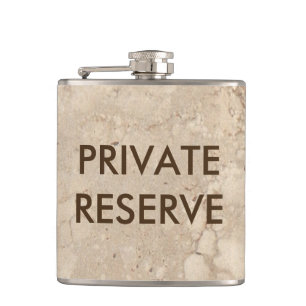 Private Reserve Beige Granite Flask Flachmann