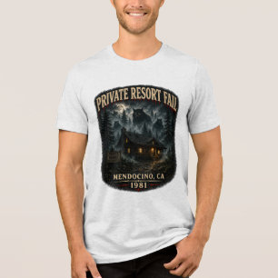 Private Resort Fail Herren Bella+Canvas Tri-Blend Shirt