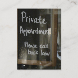 private Verabredung Terminkarte