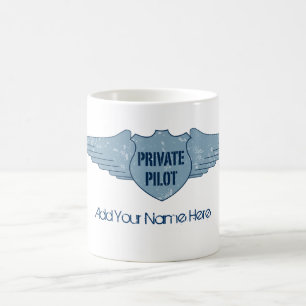 Privater Pilot Blue Wings Tasse