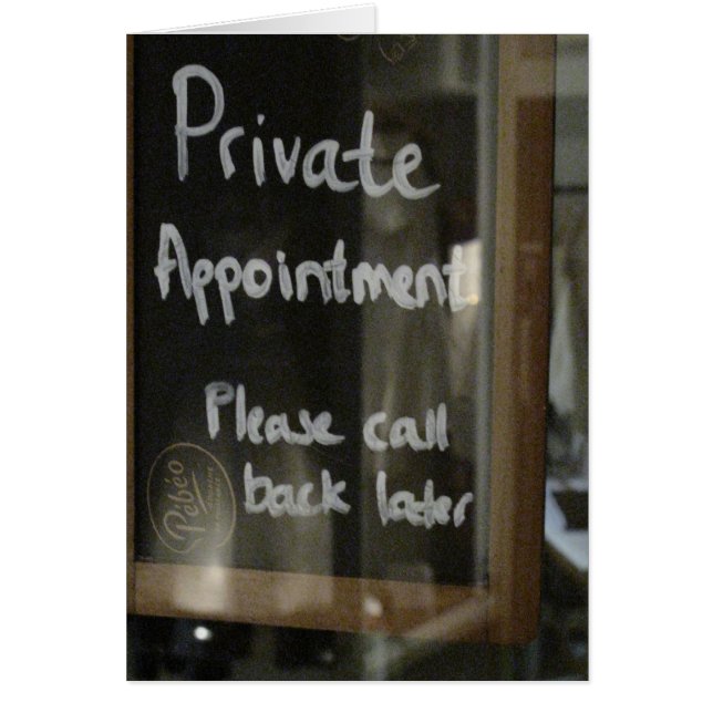 privater Termin (Vorne)
