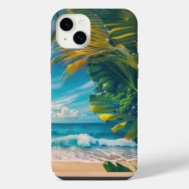 Privatinsel  iPhone hülle (Rückseite)