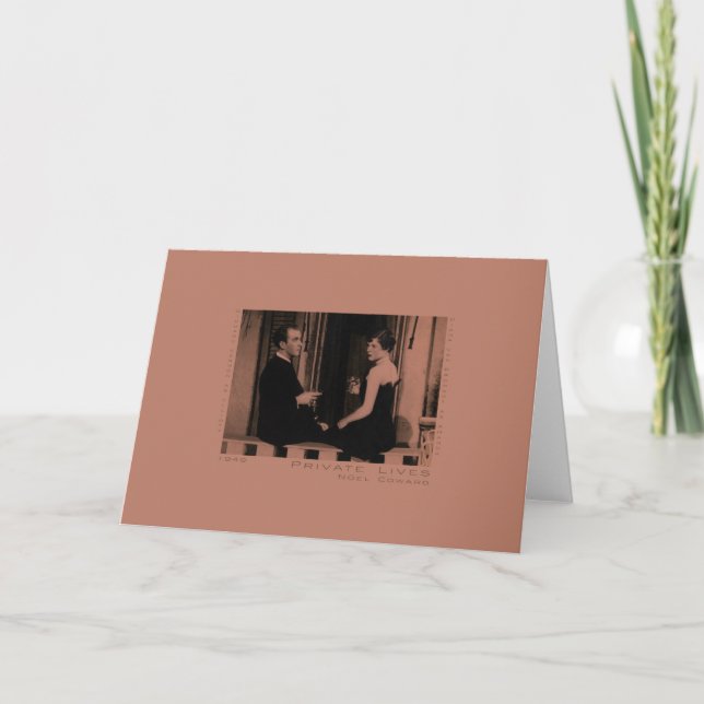 Privatleben-Gruß-Karte Karte (Vorderseite)