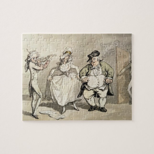 Privatpraxis vorhergehend zum Ball, 'von der Szene Puzzle (Horizontal)