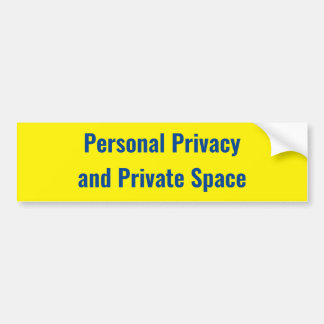 Privatsphäre und privater Raum - Zeichen Autoaufkleber