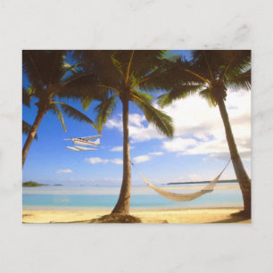 Privatstrand Postkarte