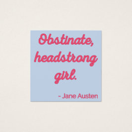 Privileg und Vorurteil Zitat II - Niedlicher Stil