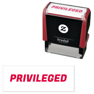 Privilegierte, vertrauliche, selbstsüchtige Briefm Permastempel