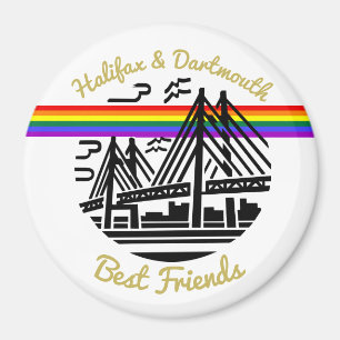 Prix Halifax Dartmouth Kühlschrankmagnet Magnet