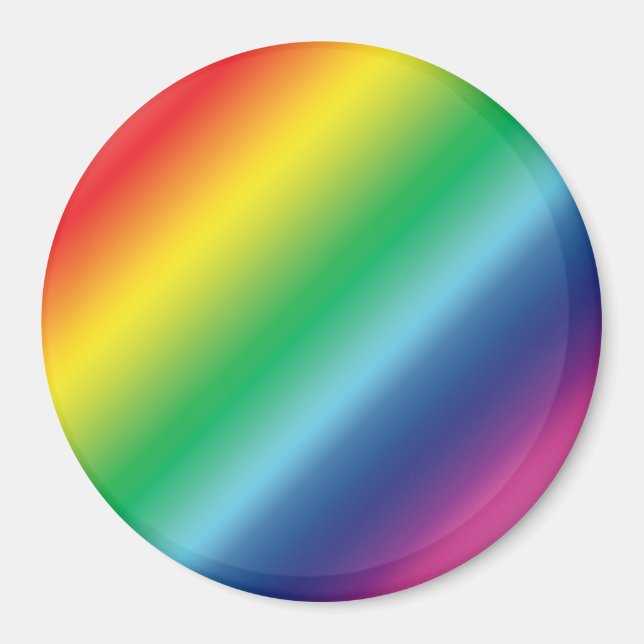 Prix lgbtq lgbt Regenbogenfarben Mustermagnet Magnet (Vorne)