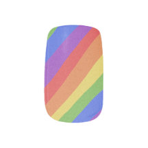 Prix Textured Rainbow Nail Art