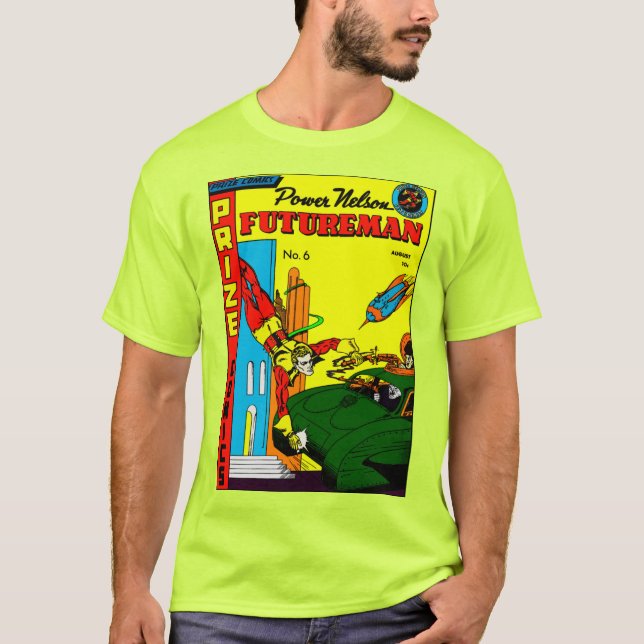 PRIZE Comics: FUTUREMAN T-Shirt (Vorderseite)