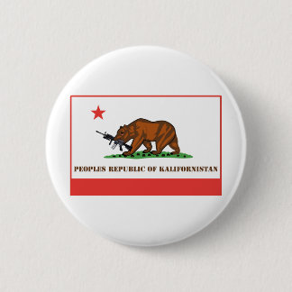 PRK-, Volksrepublik von Kalifornistan Button