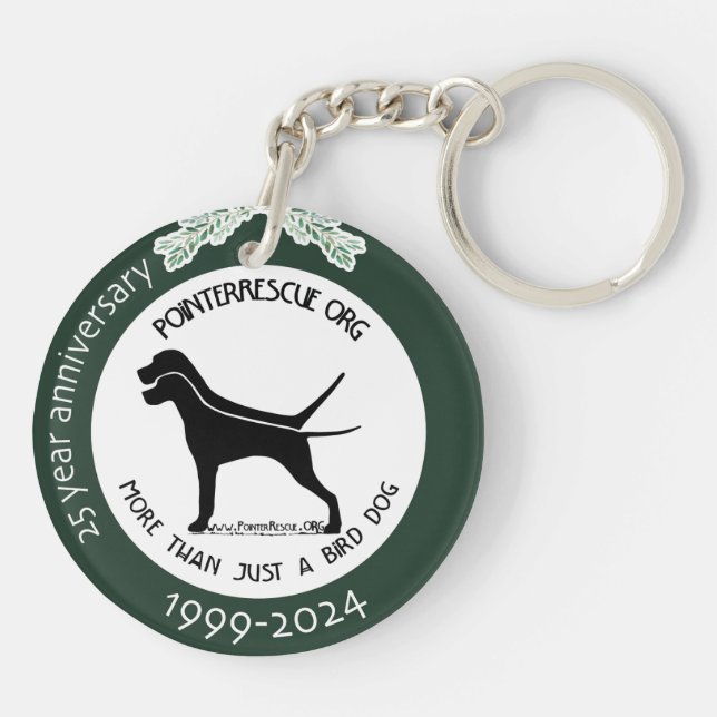 PRO 25-jähriger Schlüsselanhänger (Rückseite)