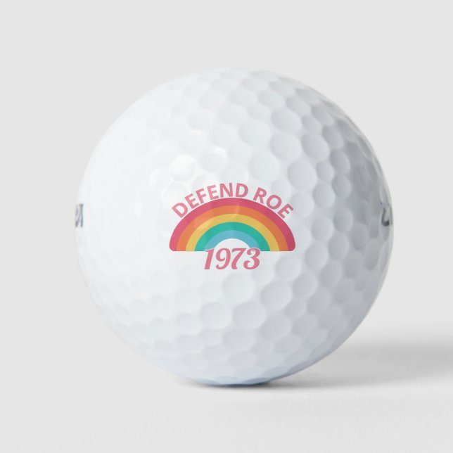 Pro Abortion - Defend Roe / Wade II Golfball (Vorderseite)