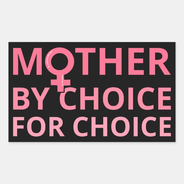 Pro Abortion - Mutter nach Wahl II Rechteckiger Aufkleber (Vorderseite)