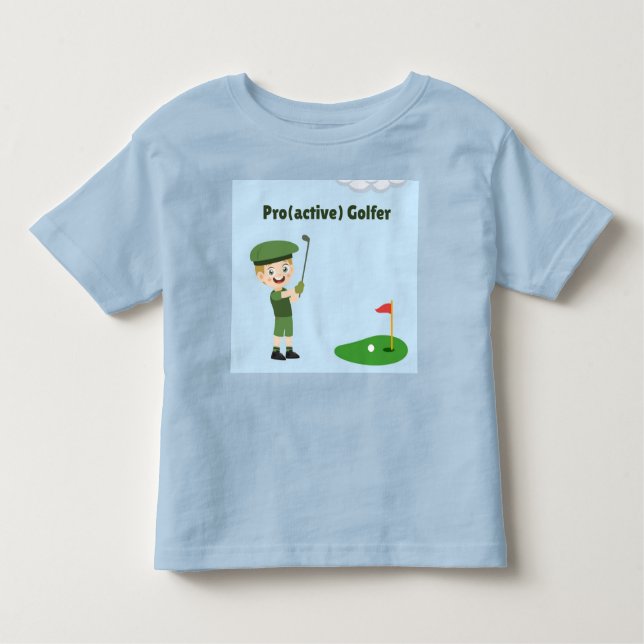 Pro(active) Golfer Kleinkind T-shirt (Vorderseite)