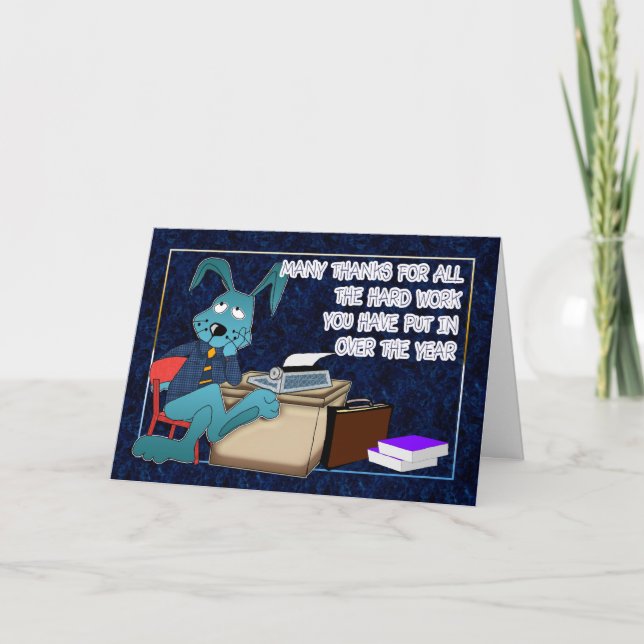 Pro Admin - danke für harte Arbeit (Vorderseite)