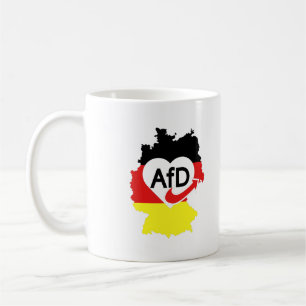Pro AFD Deutschland   Spruch Alternative T - Shirt Kaffeetasse