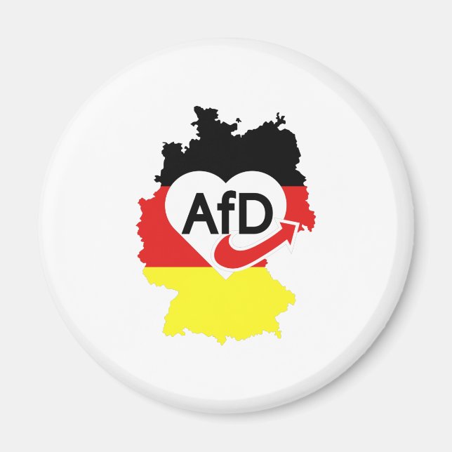 Pro AFD Deutschland | Spruch Alternative T - Shirt Magnet (Vorne)