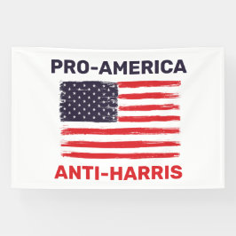 Pro America Anti Harris kundenspezifisch Banner