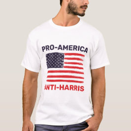 Pro America Anti Harris kundenspezifisch T-Shirt
