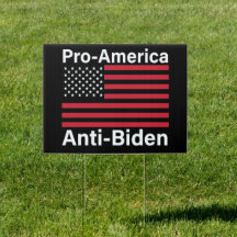 Pro America anti Joe Biden Vintage US-Flagge